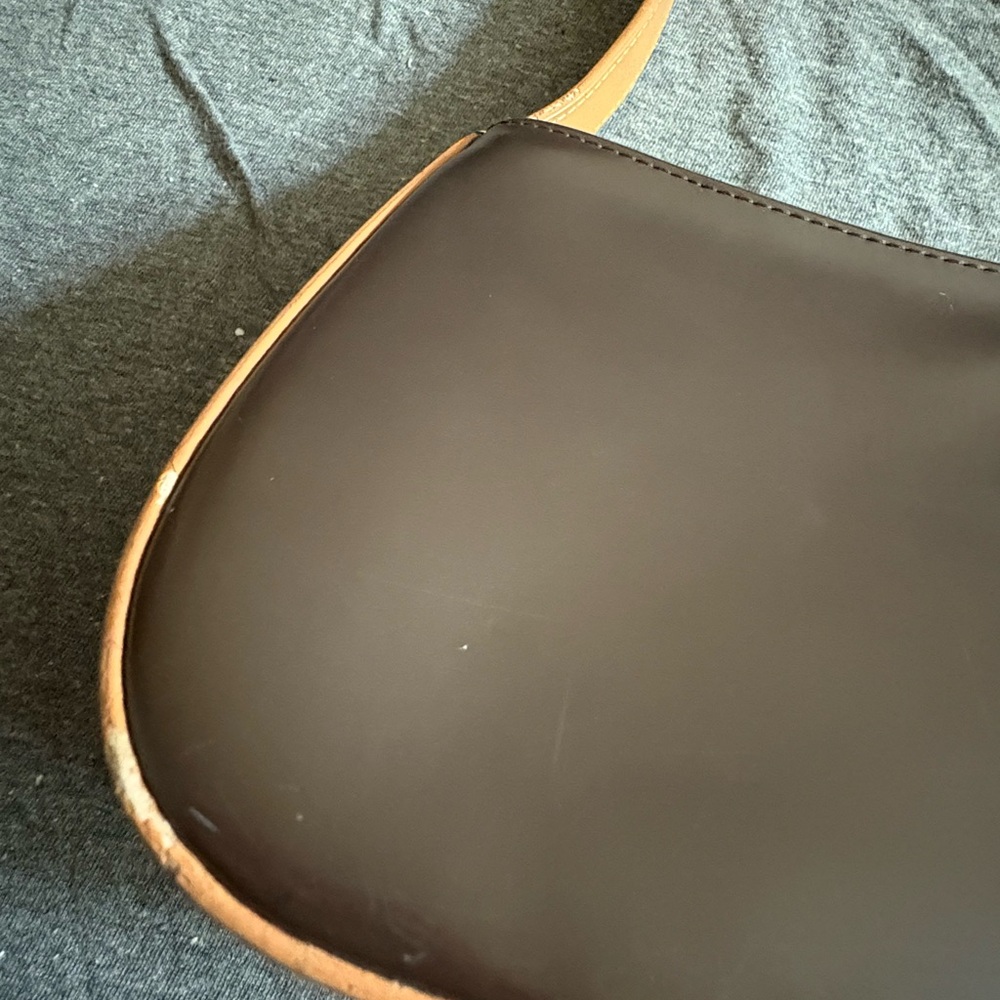 Tod's Dark Brown and Tan Shoulder Bag - Picture 4 of 5